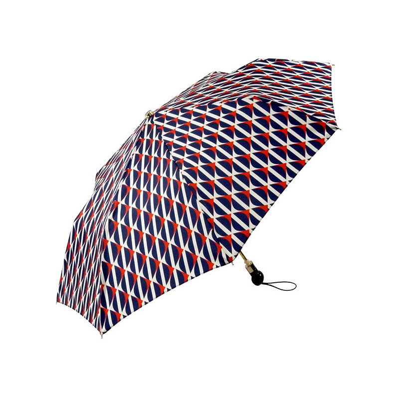 Parapluie Vintage Années 80 - Marque FRANCOIS (France) - Occasion - Style Rond Argenté